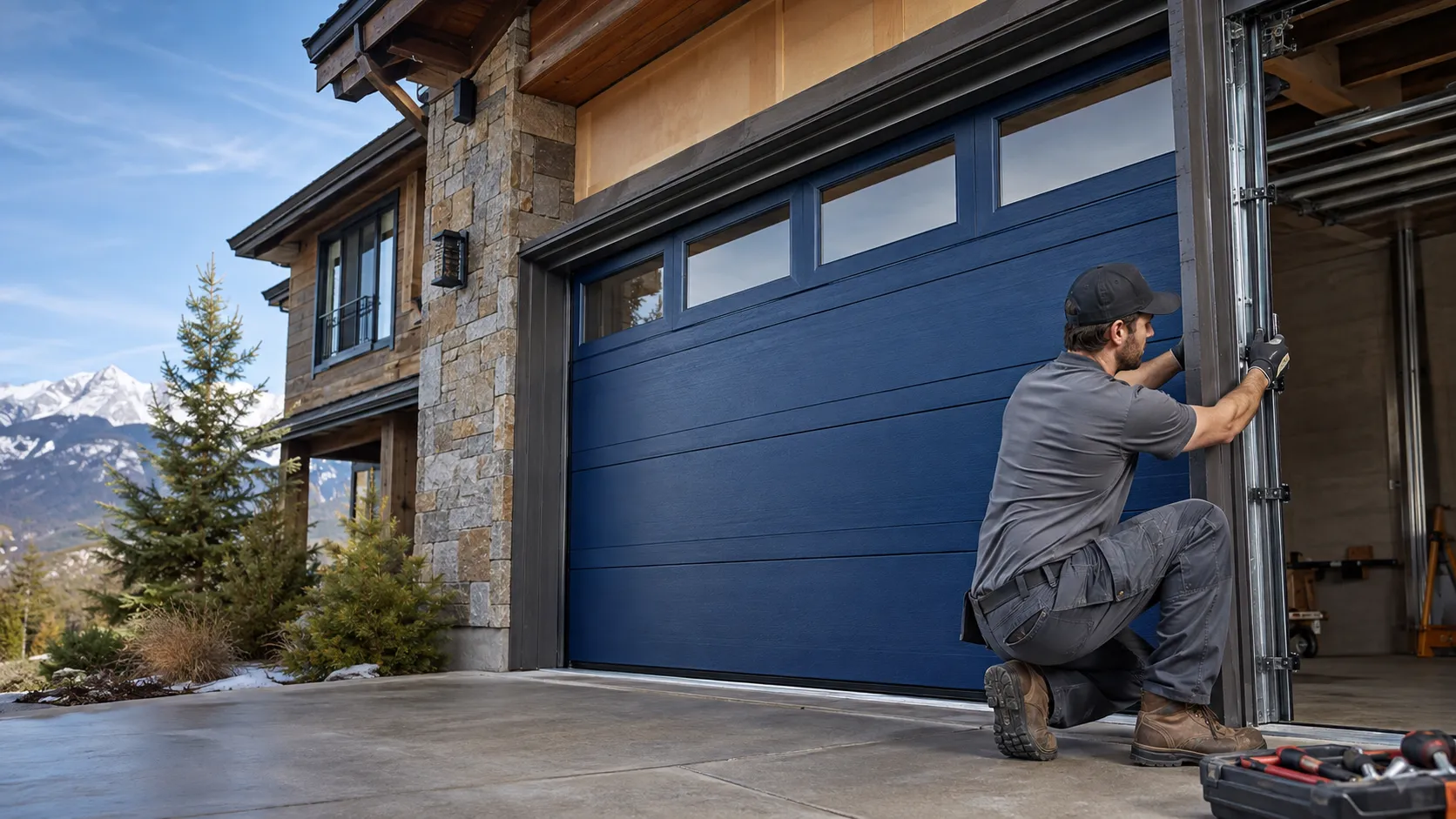 Garage door guides for Pittsburgh homeowners