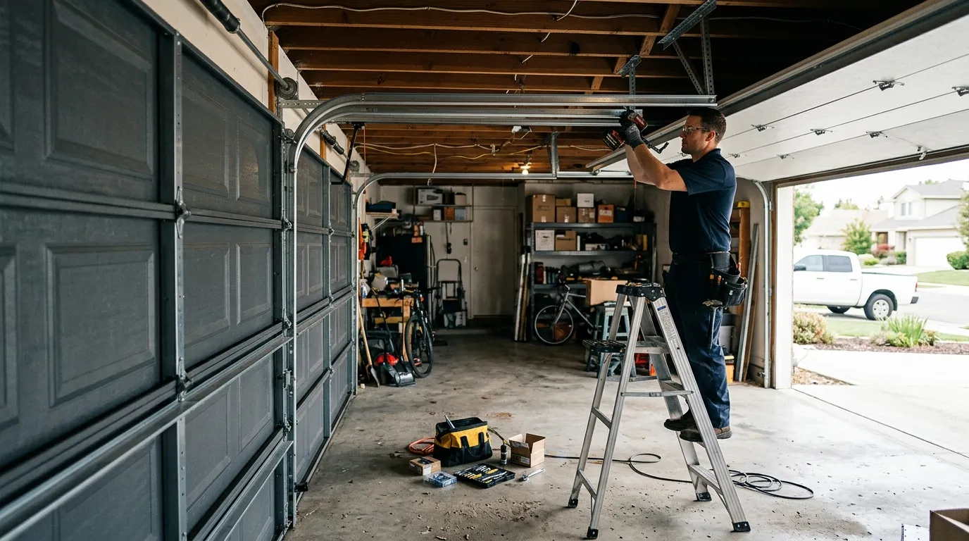 What a Technician Checks First on a Pittsburgh Garage Door