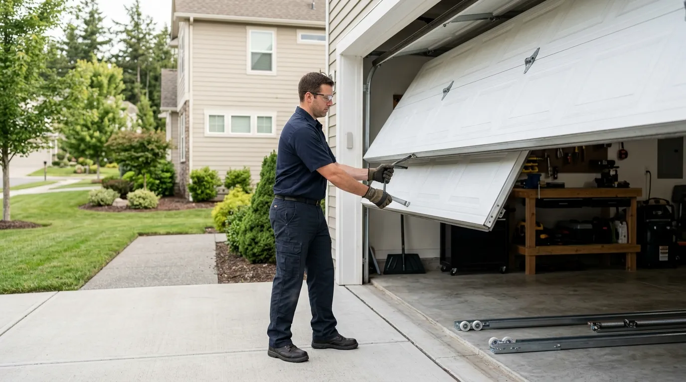 Repaired & tested - Pittsburgh garage door service