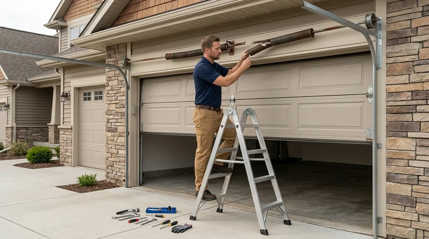 Repaired & tested - Pittsburgh garage door service