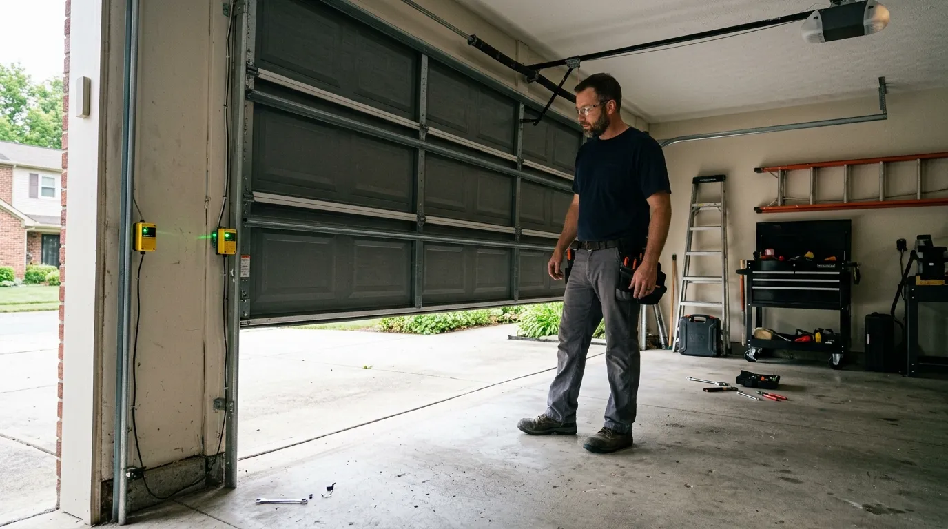 Repaired & tested - Pittsburgh garage door service
