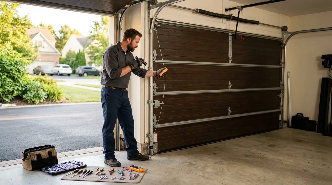 Commercial roll-up garage door
