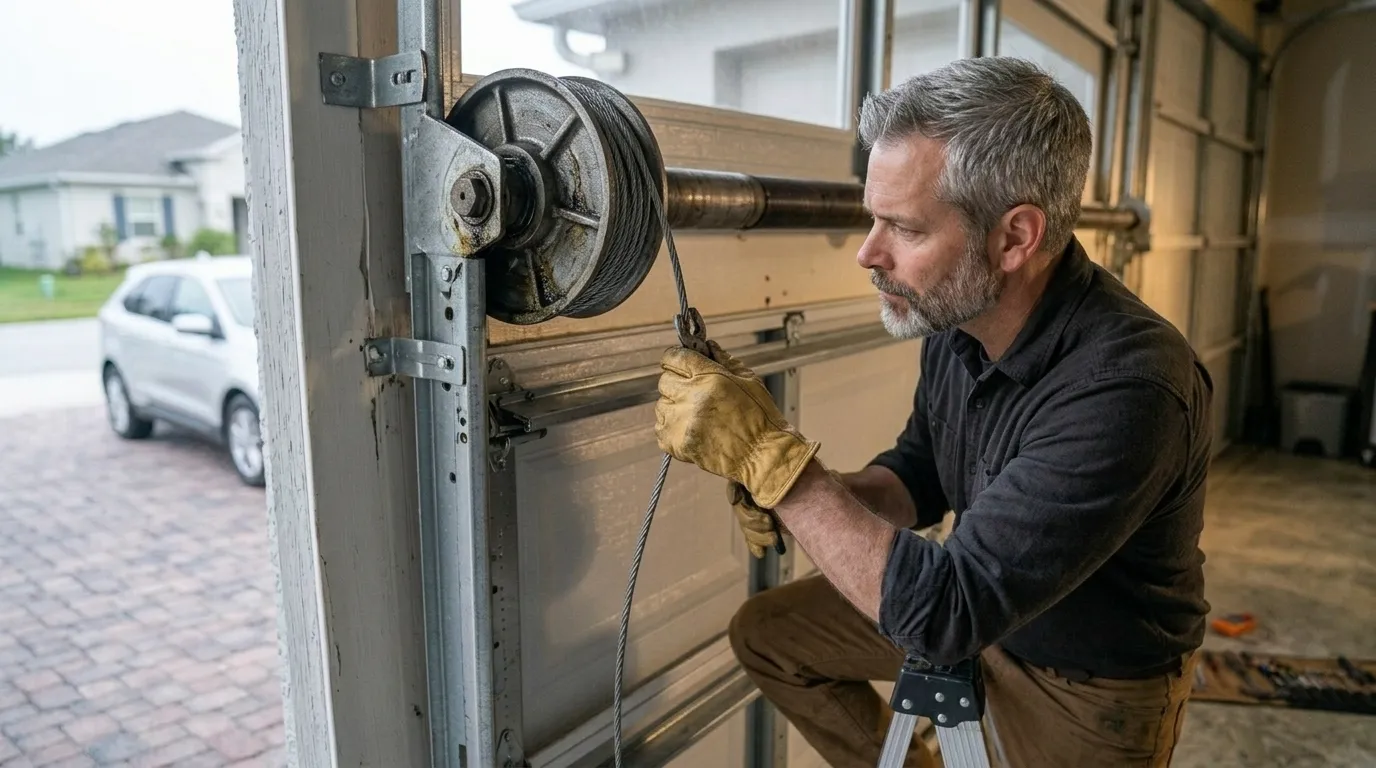 Repaired & tested - Pittsburgh garage door service