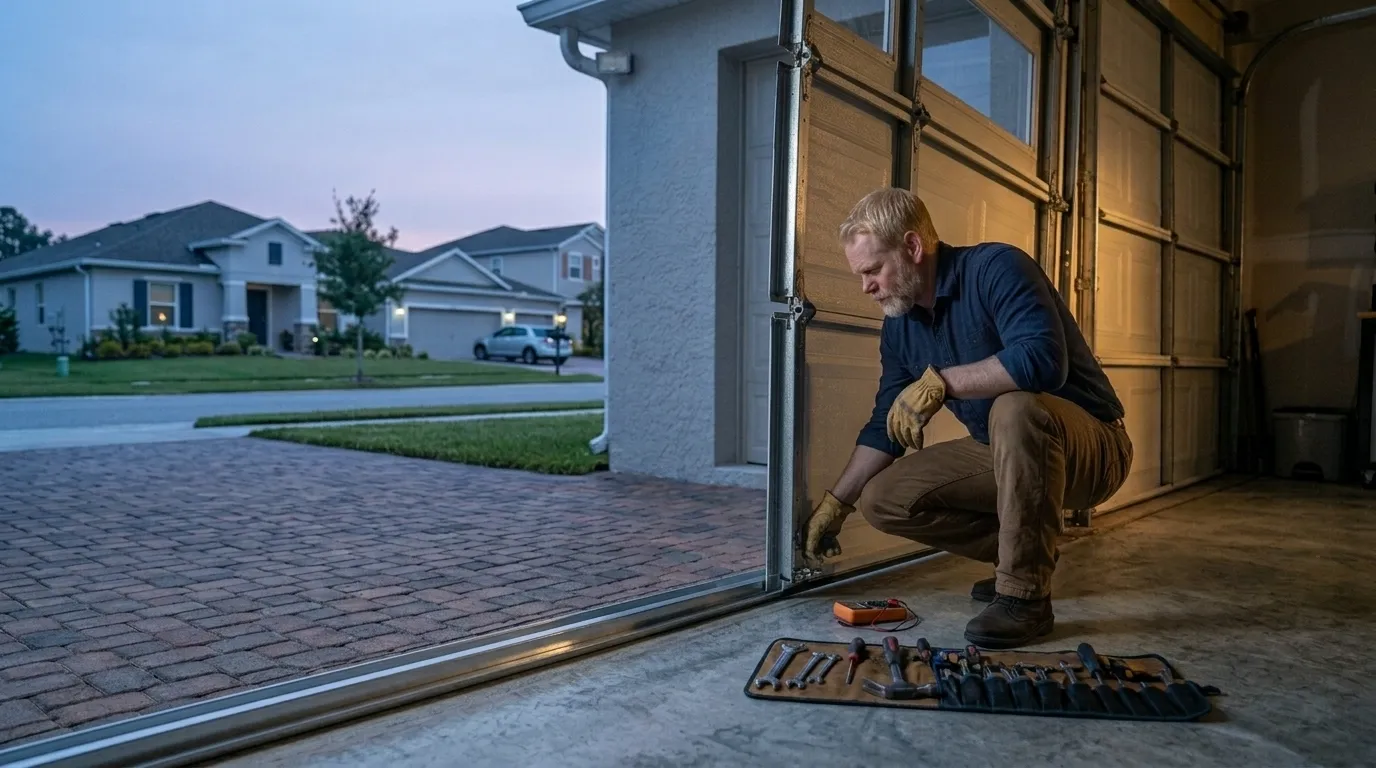 Repaired & tested - Pittsburgh garage door service